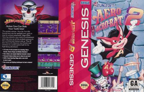 aero the acrobat 2 sega genesis