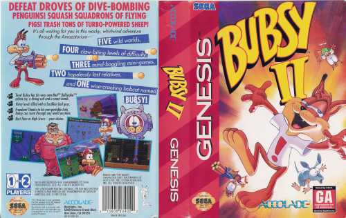 bubsy 2 genesis