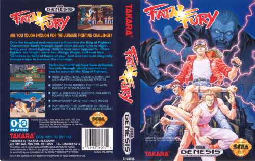 Fatal Fury 3 (CD) -RQ87's Neo Geo Scans