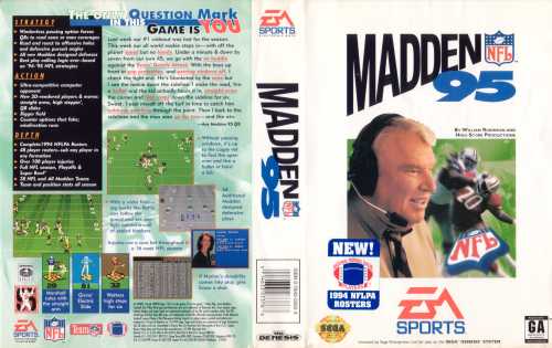 Sega Genesis - Madden 98 Football in Box / Case – The Generation X of  America