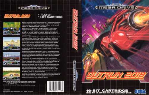 Jeu OutRun Sur SEGA Mega Drive – Version PAL FR – Bon état