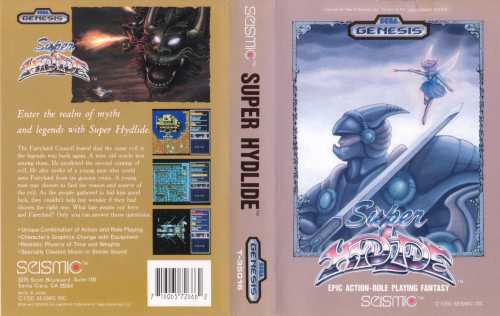 Trader Games - SUPER HYDLIDE SEGA MEGADRIVE  MD  NTSC-JAPAN  COMPLETE Good Condition 4988126600013