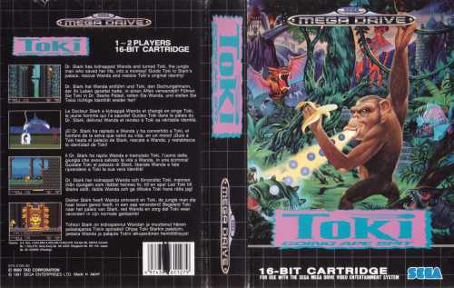 1 Toki Going Ape Spit - Juju - Mega Drive - 1989 