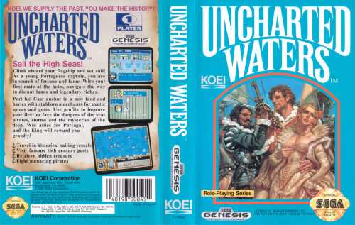 sega genesis uncharted waters