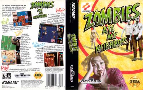 Zombies Ate My Neighbors (Sega Genesis) - Game Play 