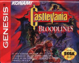 castlevania bloodlines sega genesis