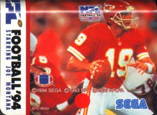 NFL Football '94 Starring Joe Montana Sega Genesis Used