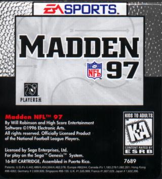 Madden NFL 97 (Genesis)-Gameplay 