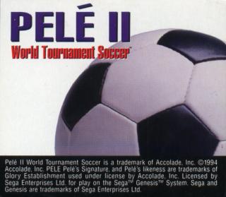 Pele's World Tournament Soccer (1994) - Sega Mega Drive / Sega